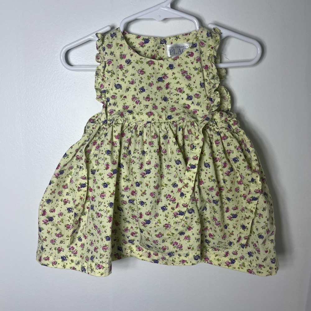 FLORAL 100% cotton 6-9 months dress